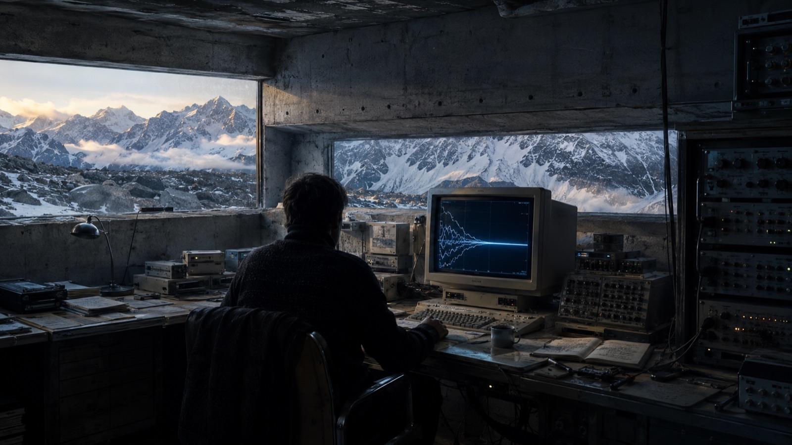 The flat horizon — the first elegant glimpse of the Symmetry Point data on the obsidian terminal